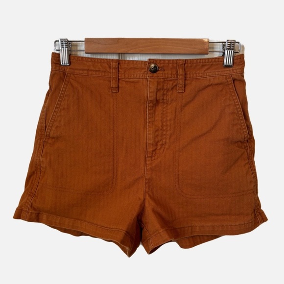 Madewell Sienna Camp Short Burnt Orange Women’s Small - Picture 3 of 9